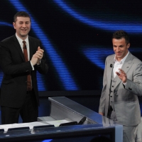 Foto Nicoloro G. 29/04/2012 Milano Trasmissione televisiva su Rai3 ” Che tempo che fa ” condotta da Fabio Fazio. nella foto Fabio Fazio – Alessandro Del Piero