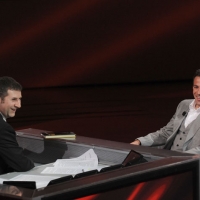 Foto Nicoloro G. 29/04/2012 Milano Trasmissione televisiva su Rai3 ” Che tempo che fa ” condotta da Fabio Fazio. nella foto Fabio Fazio – Alessandro Del Piero