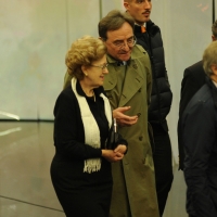 Foto Nicoloro G. 29/10/2012 Milano Trasmissione televisiva su Rai3 ” Che tempo che fa ” condotta da Fabio Fazio. nella foto Anna Maria Tarantola