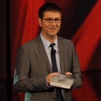 Foto Nicoloro G. 29/10/2012 Milano Trasmissione televisiva su Rai3 ” Che tempo che fa ” condotta da Fabio Fazio. nella foto Fabio Fazio