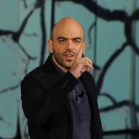 Foto Nicoloro G. 29/10/2012 Milano Trasmissione televisiva su Rai3 ” Che tempo che fa ” condotta da Fabio Fazio. nella foto Roberto Saviano