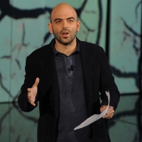 Foto Nicoloro G. 29/10/2012 Milano Trasmissione televisiva su Rai3 ” Che tempo che fa ” condotta da Fabio Fazio. nella foto Roberto Saviano