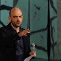 Foto Nicoloro G. 29/10/2012 Milano Trasmissione televisiva su Rai3 ” Che tempo che fa ” condotta da Fabio Fazio. nella foto Roberto Saviano