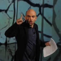 Foto Nicoloro G. 29/10/2012 Milano Trasmissione televisiva su Rai3 ” Che tempo che fa ” condotta da Fabio Fazio. nella foto Roberto Saviano