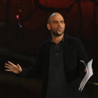 Foto Nicoloro G. 29/10/2012 Milano Trasmissione televisiva su Rai3 ” Che tempo che fa ” condotta da Fabio Fazio. nella foto Roberto Saviano