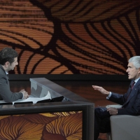 Foto Nicoloro G. 30/01/2011 Milano Trasmissione televisiva su Rai3 " Che tempo che fa " condotta da Fabio Fazio. nella foto Fabio Fazio – Pier Ferdinando Casini