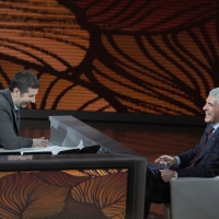 Foto Nicoloro G. 30/01/2011 Milano Trasmissione televisiva su Rai3 " Che tempo che fa " condotta da Fabio Fazio. nella foto Fabio Fazio – Pier Ferdinando Casini