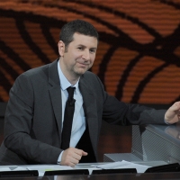Foto Nicoloro G. 30/01/2011 Milano Trasmissione televisiva su Rai3 " Che tempo che fa " condotta da Fabio Fazio. nella foto Fabio Fazio