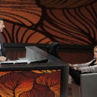 Foto Nicoloro G. 30/01/2011 Milano Trasmissione televisiva su Rai3 " Che tempo che fa " condotta da Fabio Fazio. nella foto Fabio Fazio – Luciana Littizzetto