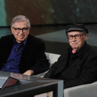 Foto Nicoloro G. 03/03/2012 Milano Trasmissione televisiva su Rai3 ” Che tempo che fa ” condotta da Fabio Fazio. nella foto Paolo Taviani – Vittorio Taviani