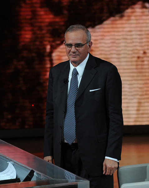 Foto Nicoloro G. 04/03/2012 Milano Trasmissione televisiva su Rai3 ” Che tempo che fa ” condotta da Fabio Fazio. nella foto Attilio Befera