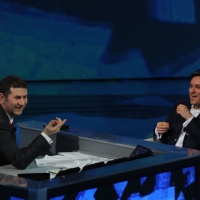 Foto Nicoloro G. 04/03/2012 Milano Trasmissione televisiva su Rai3 ” Che tempo che fa ” condotta da Fabio Fazio. nella foto Fabio Fazio – Anthony Pappano