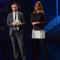 Foto Nicoloro G.  01/02/2014  Milano    Trasmissione televisiva su Rai3 " Che tempo che fa ". nella foto il conduttore Fabio Fazio e Filippa Lagerback.