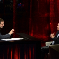 Foto Nicoloro G.  01/02/2014  Milano    Trasmissione televisiva su Rai3 " Che tempo che fa ". nella foto Fabio Fazio intervista il fotografo brasiliano Sabastiào Salgado.