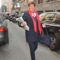 Foto Nicoloro G. 26/11/2011 Milano Manifestazione pubblica al teatro F. Parenti del SEL, Sinistra Ecologia Liberta', sul tema " Un' Italia piu' giusta, in una nuova Europa " che ha visto il giornalista Luca Telese interloquire con Nichi Vendola. nella foto Daniela Benelli