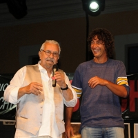 Foto Nicoloro G. 04/08/2012 Cervia ( Ravenna ) Ventunesima edizione de " Il Sarchiapone ", ovvero il Premio " Walter Chiari " che viene consegnato a personaggi dello spettacolo ed in particolare a comici che si sono distinti nella stagione 2011-2012. nella foto Bruno " Zimbo " Guidazzi – Simone Annichiarico