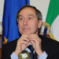Foto Nicoloro G. 08/04/2011 Milano Vertice in Prefettura tra i ministri degli esteri d’ Italia e di Francia sul problema dell’ immigrazione. nella foto Claude Gueant, Ministro degli Esteri francese