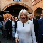 10/04/2025   Ravenna   Visita ufficiale dei Reali Inglesi. nella foto la regina Camilla.