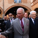 10/04/2025   Ravenna   Visita ufficiale dei Reali Inglesi. nella foto il re Carlo III e il presidente Sergio Mattarella.