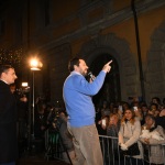 Foto Nicoloro G.   05/12/2019   Ravenna   Inaugurazione della nuova sede provinciale della Lega. nella foto Matteo Salvini parla ai simpatizzanti in vista delle prossime elezioni regionali.