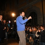Foto Nicoloro G.   05/12/2019   Ravenna   Inaugurazione della nuova sede provinciale della Lega. nella foto Matteo Salvini parla ai simpatizzanti in vista delle prossime elezioni regionali.