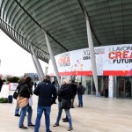 Foto Nicoloro G.   15/03/2023   Rimini   Prima giornata del XIX Congresso Nazionale CGIL dal titolo \' Il lavoro crea il futuro \'.   nella foto l\' ingresso al Palacongressi.