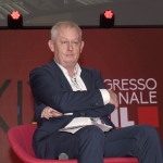 Foto Nicoloro G.   16/03/2023   Rimini   Seconda giornata del XIX Congresso Nazionale CGIL dal titolo ' Il lavoro crea il futuro '.   nella foto Luc Triangle segretario generale IndustriALL EU.