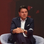 Foto Nicoloro G.   16/03/2023   Rimini   Seconda giornata del XIX Congresso Nazionale CGIL dal titolo ' Il lavoro crea il futuro '.   nella foto Giuseppe Conte di M5S.
