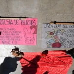 Foto Nicoloro G.   17/03/2023   Rimini   Terza giornata del XIX Congresso Nazionale CGIL dal titolo ' Il lavoro crea il futuro '.   nella foto cartelli di protesta.