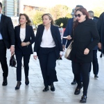 Foto Nicoloro G.   17/03/2023   Rimini   Terza giornata del XIX Congresso Nazionale CGIL dal titolo ' Il lavoro crea il futuro '.   nella foto Giorgia Meloni al suo arrivo al Palacongressi.