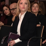 Foto Nicoloro G.   17/03/2023   Rimini   Terza giornata del XIX Congresso Nazionale CGIL dal titolo ' Il lavoro crea il futuro '.   nella foto il presidente Giorgia Meloni.