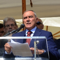 Foto Nicoloro G.  02/08/2015   Bologna   Trentacinquesimo anniversario della strage alla stazione di Bologna. nella foto il presidente del Senato Pietro Grasso.