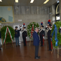Foto Nicoloro G.  02/08/2015   Bologna   Trentacinquesimo anniversario della strage alla stazione di Bologna. nella foto il presidente del Senato Pietro Grasso rende omaggio alla lapide con i nomi delle vittime della strage.