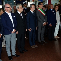 Foto Nicoloro G.  02/08/2015   Bologna   Trentacinquesimo anniversario della strage alla stazione di Bologna. nella foto le autoritÃ  presenti tra le quali il presidente del Senato Pietro Grasso.