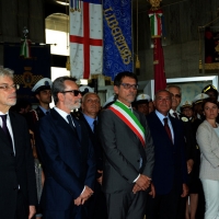 Foto Nicoloro G.  02/08/2015   Bologna   Trentacinquesimo anniversario della strage alla stazione di Bologna. nella foto le autoritÃ  presenti tra le quali il presidente del Senato Pietro Grasso.