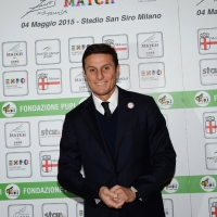 Foto Nicoloro G.  05/02/2015  Milano   Presentazione dell' iniziativa " Zanetti for friends Match for Expo ", partita di calcio tra campioni internazionali di ieri e di oggi a favore della nutrizione, nello spirito di Expo 2015. nella foto l' ex capitano dell' Inter Javier Zanetti.