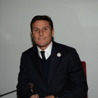 Foto Nicoloro G.  05/02/2015  Milano   Presentazione dell' iniziativa " Zanetti for friends Match for Expo ", partita di calcio tra campioni internazionali di ieri e di oggi a favore della nutrizione, nello spirito di Expo 2015. nella foto l' ex capitano dell' Inter Javier Zanetti.